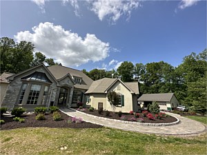 Landscape installation in Parksburg